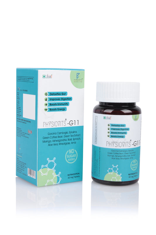 Physiovits G-11 Tablets | 11 Super Green Foods Supplement