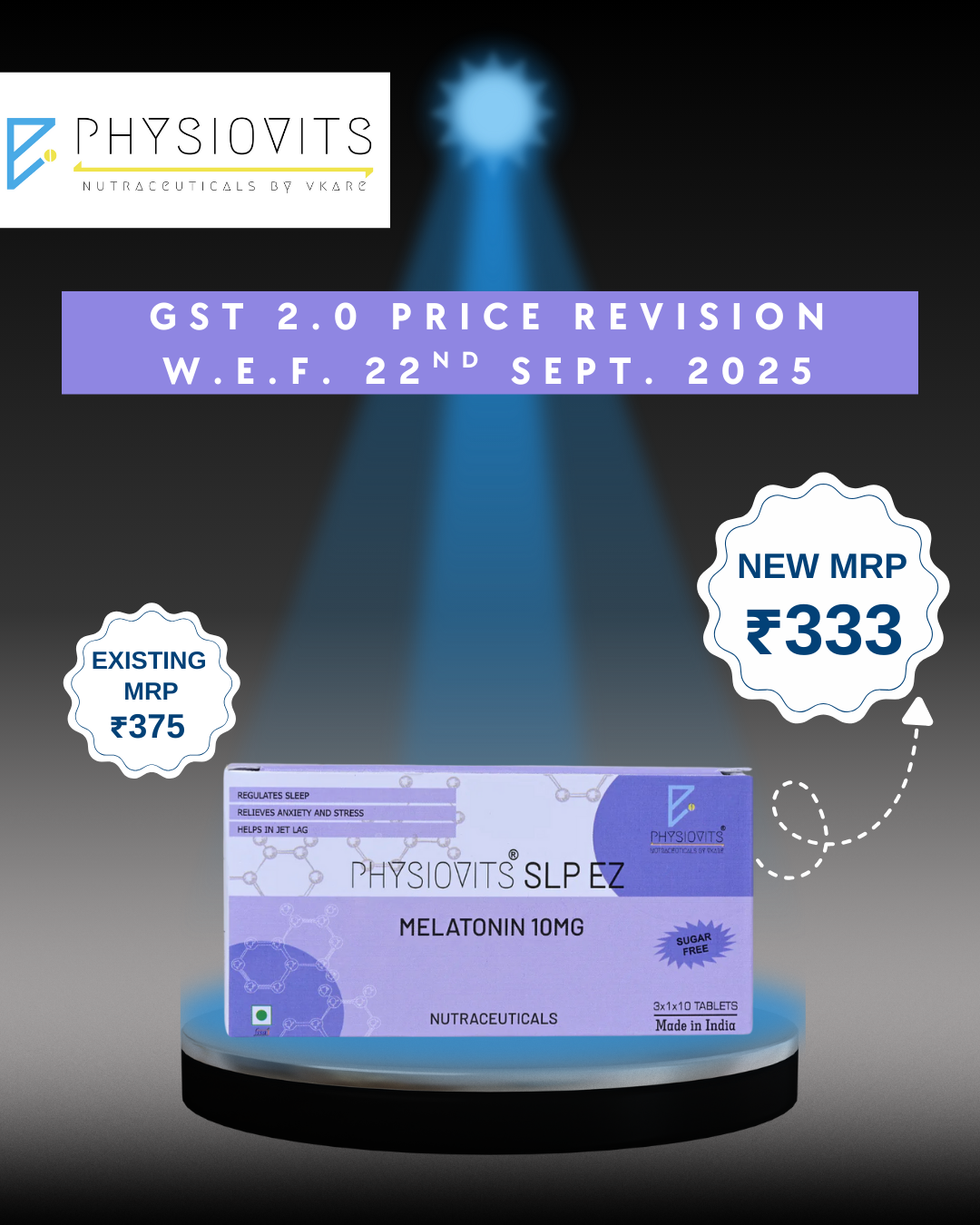 Physiovits SLP EZ | Melatonin-10mg