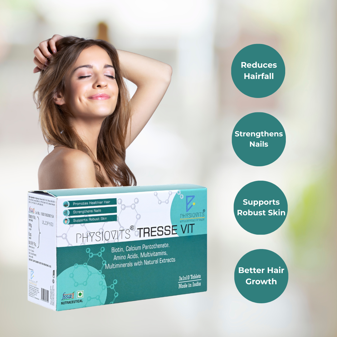 Physiovits Tresse Vit  | Hair Health Supplement